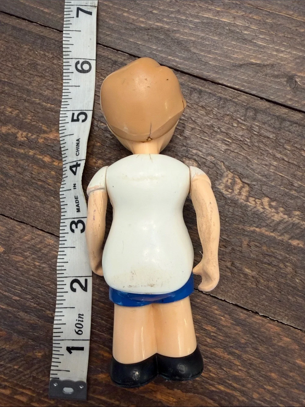 Little Tikes Dollhouse Boy Brother Son Doll In White Short-Sleeved Shirt #1 GUC